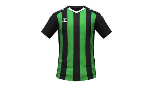 Hummel Club Stripe Jersey - Black-Green Gecko