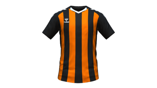 Hummel Club Stripe Jersey - Black-Orange Tiger