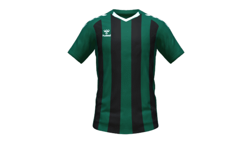 Hummel Club Stripe Jersey - Evergreen-Black