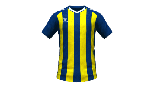 Hummel Club Stripe Jersey - Marine-Blazing Yellow