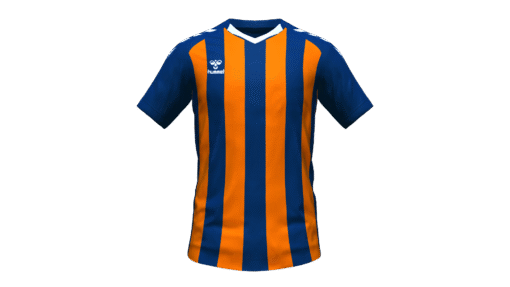 Hummel Club Stripe Jersey - Marine-Orange Tiger
