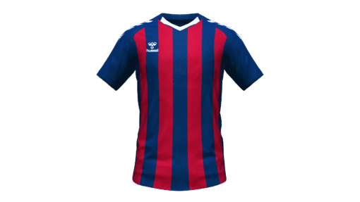 Hummel Club Stripe Jersey - Marine-True Red