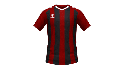 Hummel Club Stripe Jersey - Maroon-Black