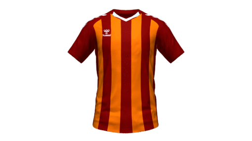 Hummel Club Stripe Jersey - Maroon-Orange Tiger