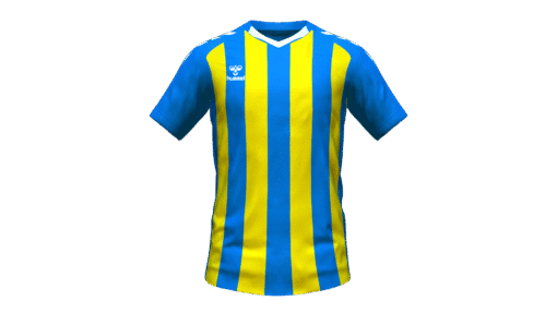 Hummel Club Stripe Jersey - True Blue-Blazing Yellow