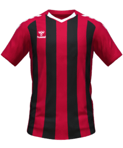 Hummel Club Stripe Jersey - True Red-Black