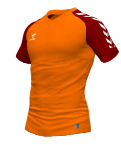 Hummel Match Jersey - Orange Tiger-Maroon