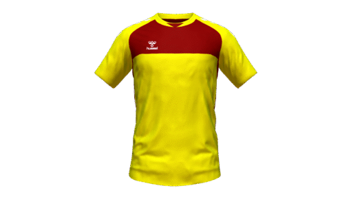 Hummel Playful Jersey - Blazing Yellow-Maroon