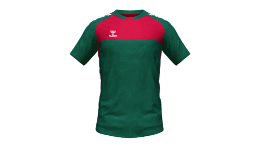 Hummel Playful Jersey - Evergreen-True Red