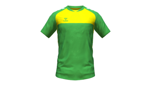 Hummel Playful Jersey - Green Gecko-Blazing Yellow