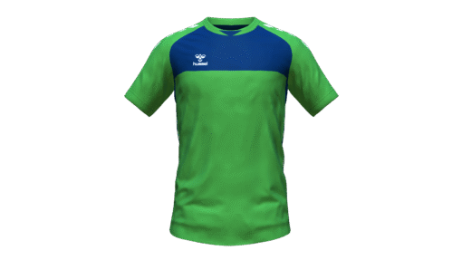 Hummel Playful Jersey - Green Gecko-Marine