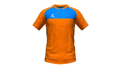 Hummel Playful Jersey - Orange Tiger-True Blue
