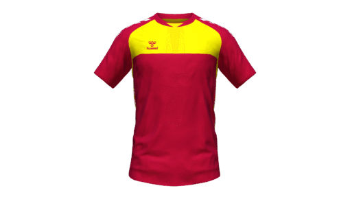 Hummel Playful Jersey - True Red-Blazing Yellow