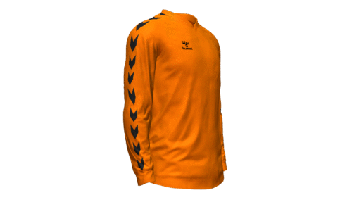 Hummel Chevron Track Jacket - Orange Tiger