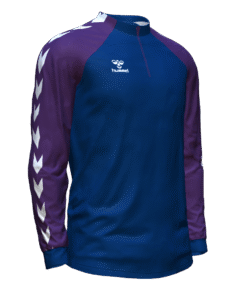 Hummel Club Match 1/2 Zip Jacket - Marine-Acai