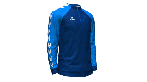 Hummel Club Match 1/2 Zip Jacket - Marine-True Blue