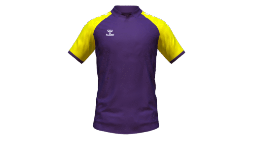 Hummel Club Match Polo - Acai-Blazing Yellow