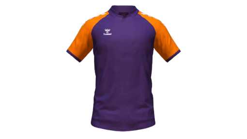 Hummel Club Match Polo - Acai-Orange Tiger