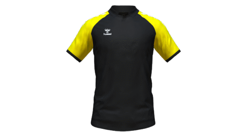 Hummel Club Match Polo - Black-Blazing Yellow