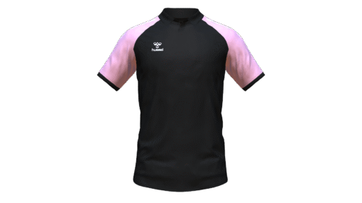 Hummel Club Match Polo - Black-Cotton Candy