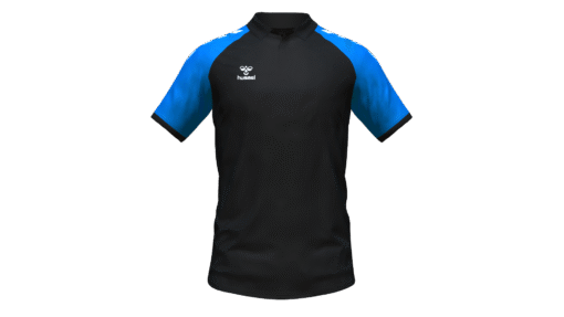 Hummel Club Match Polo - Black-True Blue