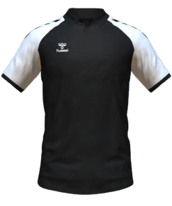 Hummel Club Match Polo - Black-White