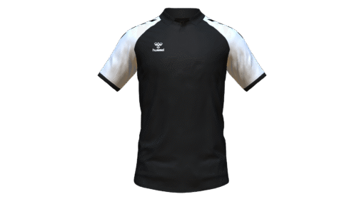 Hummel Club Match Polo - Black-White