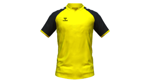 Hummel Club Match Polo - Blazing Yellow-Black