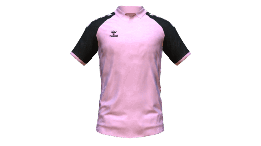 Hummel Club Match Polo - Cotton Candy-Black