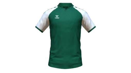 Hummel Club Match Polo - Evergreen-White