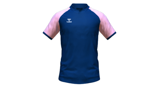 Hummel Club Match Polo - Marine-Cotton Candy