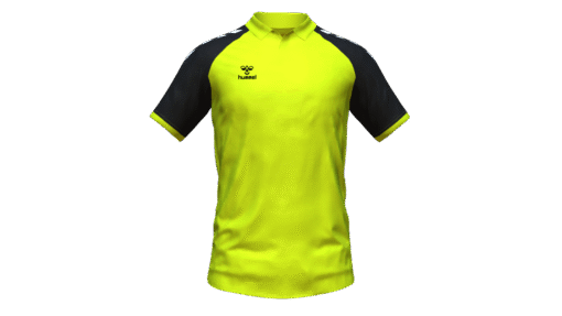 Hummel Club Match Polo - Sulphur Spring-Black