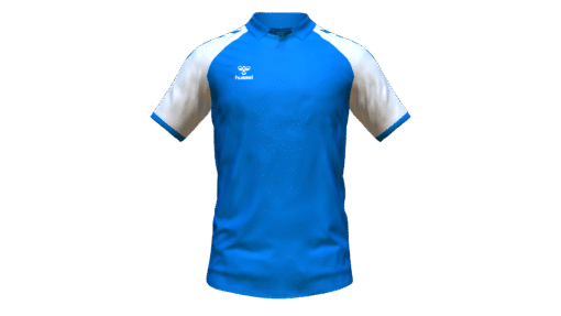 Hummel Club Match Polo - True Blue-White