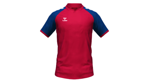 Hummel Club Match Polo - True Red-Marine
