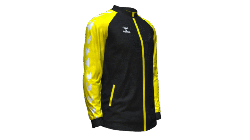 Hummel Club Match Track Jacket - Black-Blazing Yellow