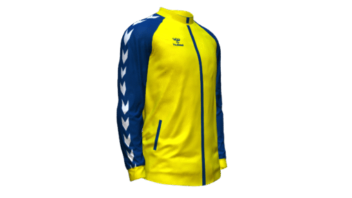 Hummel Club Match Track Jacket - Blazing Yellow-Marine