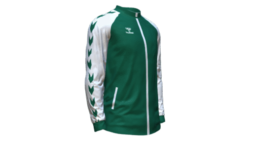 Hummel Club Match Track Jacket - Evergreen-White