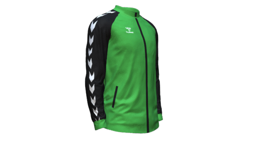 Hummel Club Match Track Jacket - Green Gecko-Black