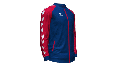 Hummel Club Match Track Jacket - Marine-True Red