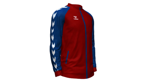 Hummel Club Match Track Jacket - Maroon-Marine
