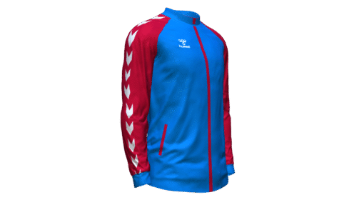 Hummel Club Match Track Jacket - True Blue-True Red