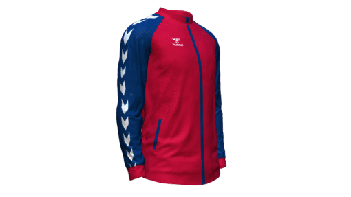 Hummel Club Match Track Jacket - True Red-Marine