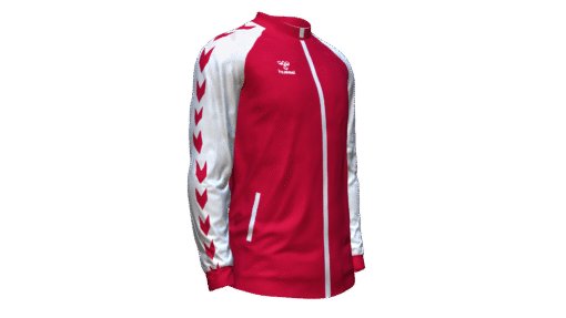 Hummel Club Match Track Jacket - True Red-White