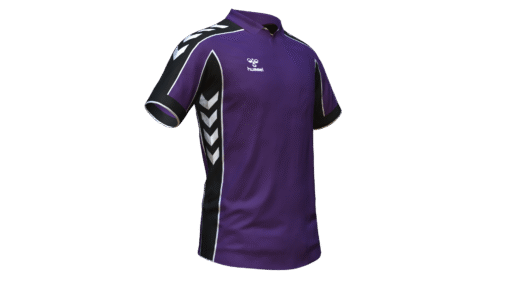 Hummel Club Panel Polo - Acai-Black