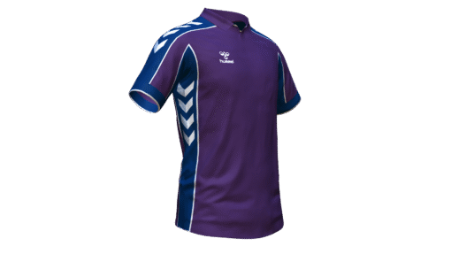 Hummel Club Panel Polo - Acai-Marine