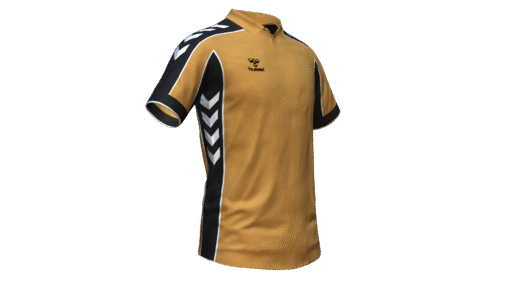 Hummel Club Panel Polo - Antique Gold-Black