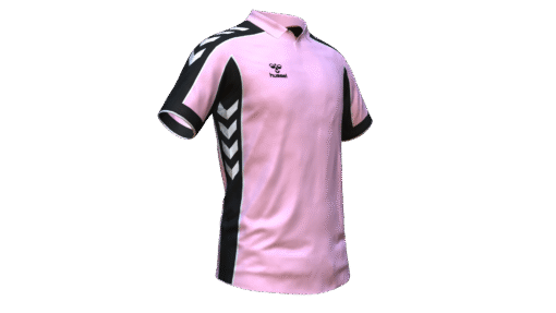 Hummel Club Panel Polo - Cotton Candy-Black