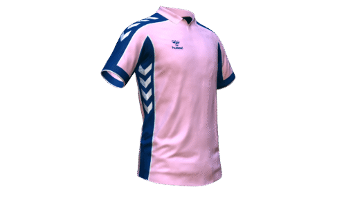 Hummel Club Panel Polo - Cotton Candy-Marine