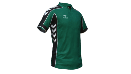 Hummel Club Panel Polo - Evergreen-Black