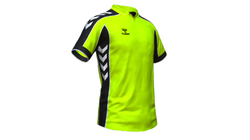 Hummel Club Panel Polo - Lime Popsicle-Black